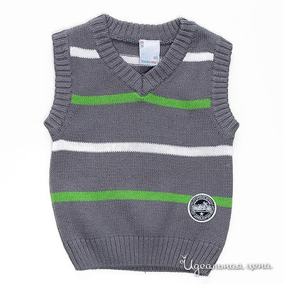 Жилет Coccodrillo, цвет цвет серый / зеленый / белый