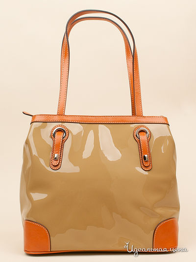 Сумка Leo Ventoni, цвет бежевый, оранжевый