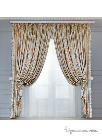 Комплект штор Togas, цвет бежевый