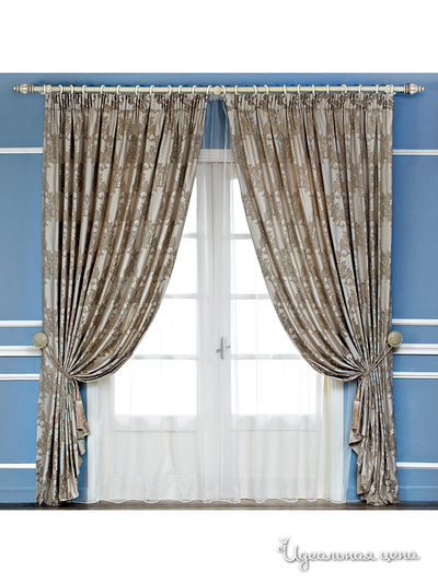 Комплект штор Togas, цвет бежевый