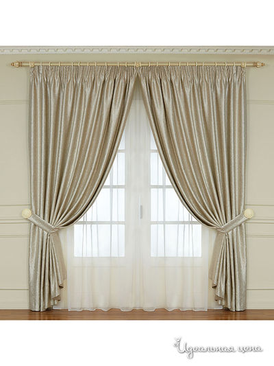 Шторы, 240x275 см - 2 шт Togas, цвет экрю