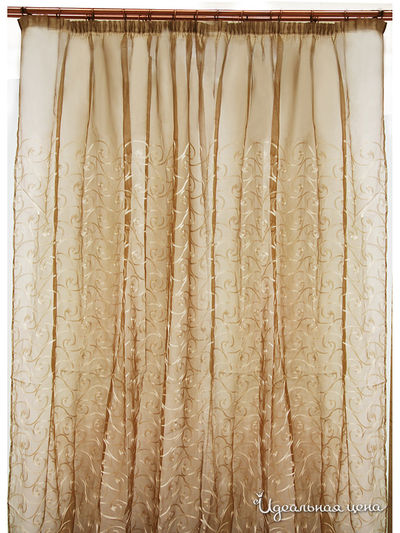 Тюль Togas, цвет коричневая