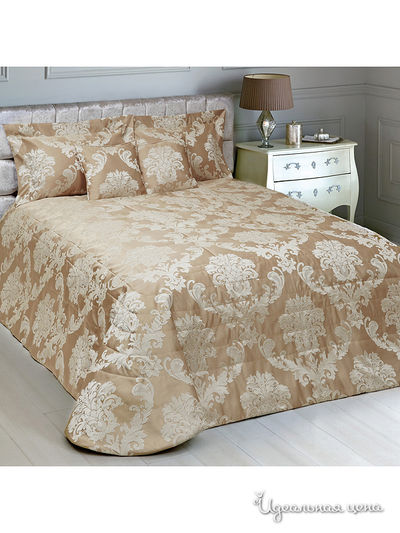 Покрывало, 260x260 см, подушки, 40x40 см - 2 шт Togas, цвет бежевый