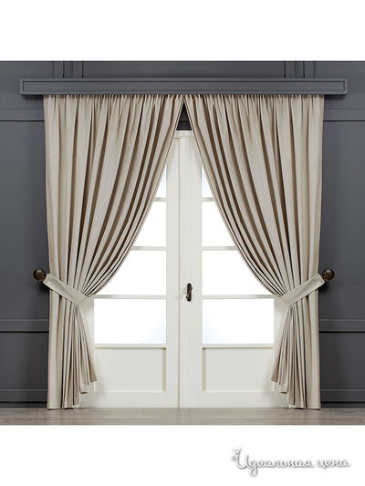 Шторы, 260x275 см - 2 шт Togas, цвет бежевый