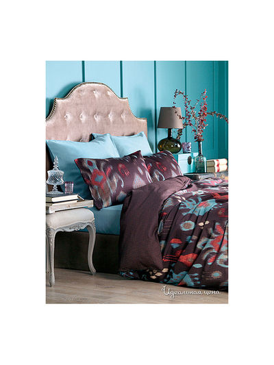 Комплект постельного белья двуспальный Togas, цвет голубой