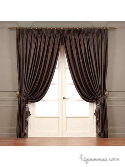 Шторы, 240x275 см - 2 шт Togas, цвет коричневый