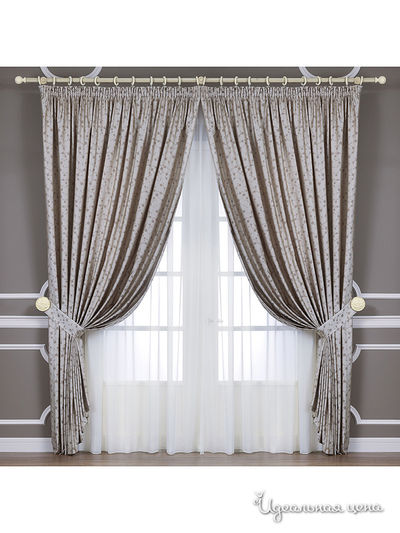 Комплект штор Togas, цвет бежевый