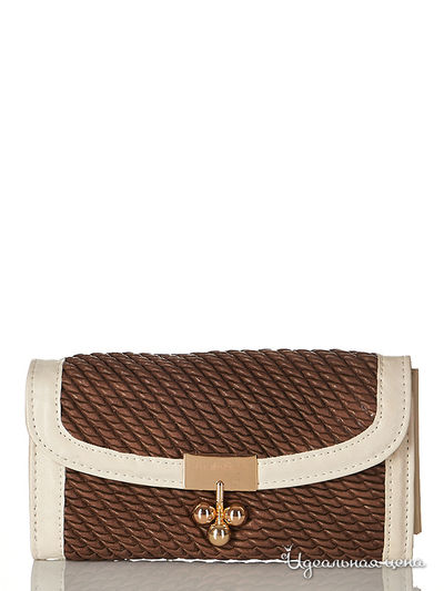 Сумочка Funky Fish, цвет коричневая/белая