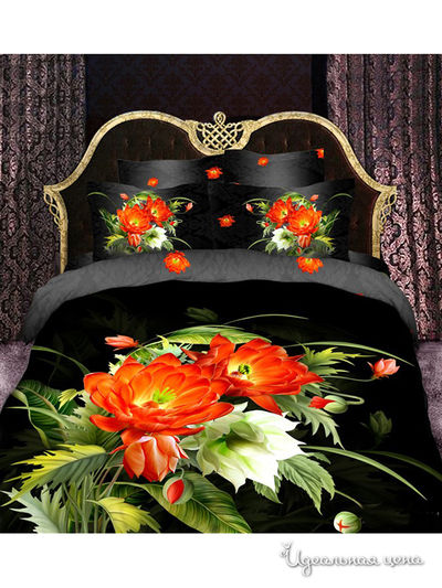 Комплект постельного белья,  сатин 3D евро Arlet Arlet