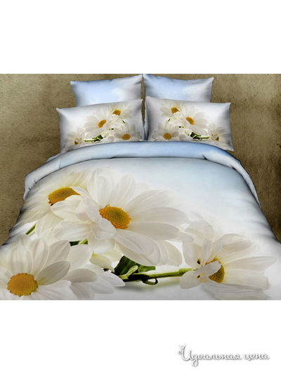 Комплект постельного белья,  сатин 3D евро Arlet Arlet, цвет Мультиколор