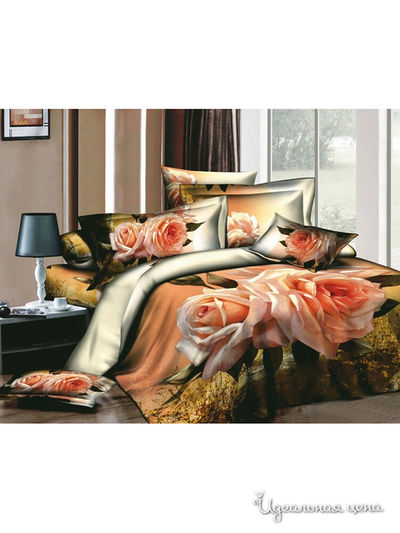 КПБ сатин 3D евро Arlet, цвет Мультиколор