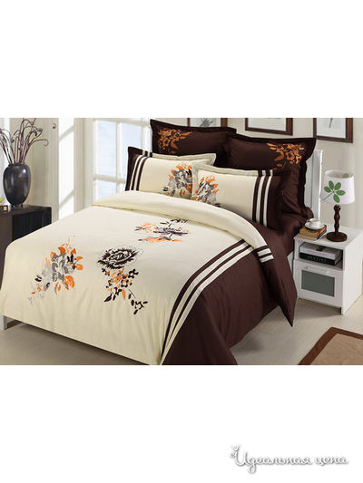 КПБ сатин с вышивкой евро Arlet