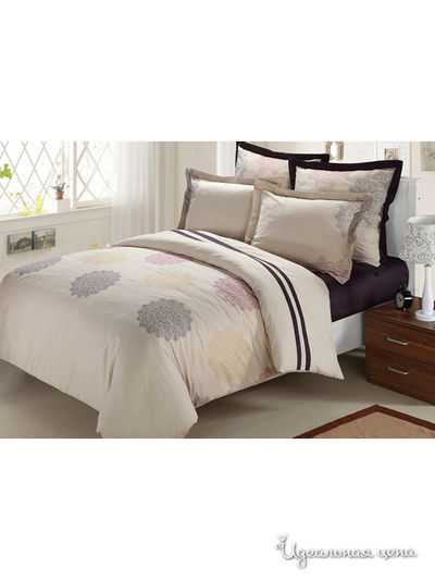 Комплект постельного белья, сатин с вышивкой евро ArletArlet Arlet