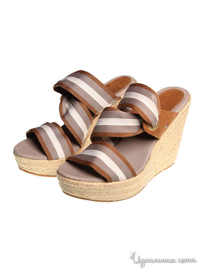 Босоножки Tommy Hilfiger, цвет бежевый Tommy Hilfiger, цвет WHISPER WHI121