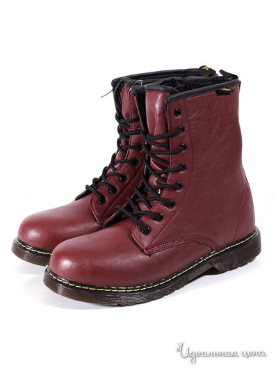 Ботинки XTI, цвет бордовый