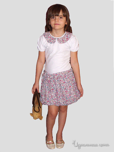 Платье Figaro, цвет белое, розовое