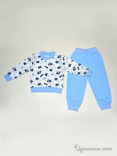 Пижама Figaro, цвет голубая