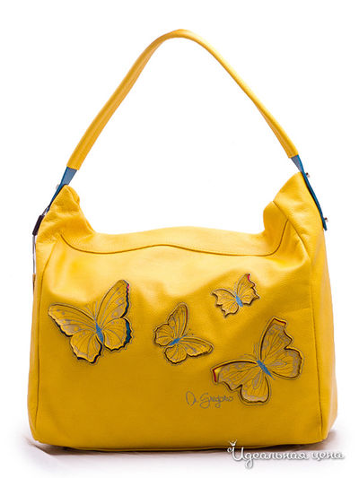 Сумка Di Gregorio, цвет желтый