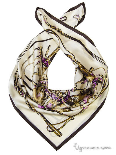 Платок Moltini, цвет Коричневый