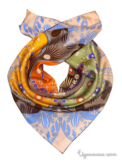 Платок Moltini, цвет Коричневый