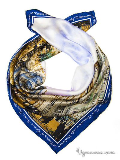 Платок Moltini, цвет голубой