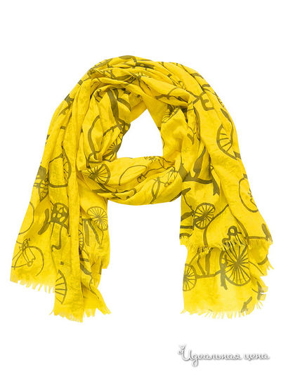 Палантин Moltini, цвет желтый