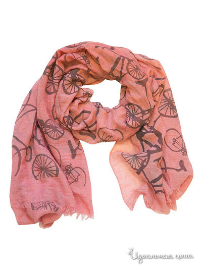 Палантин, 180*110 см Moltini, цвет розовый