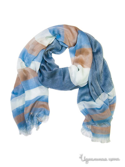 Палантин Moltini, цвет голубой