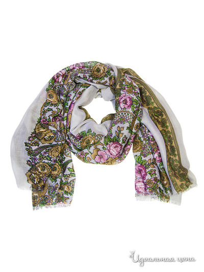 Палантин, 170*100 см Moltini, цвет белый