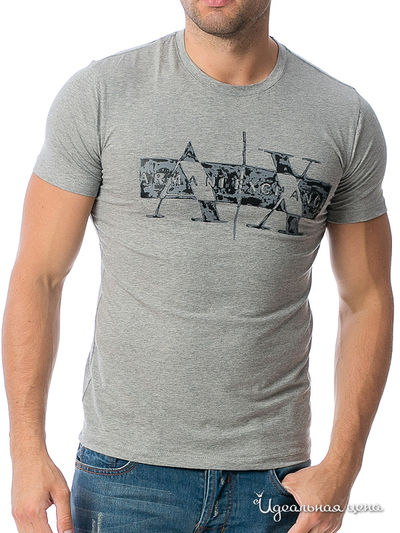 Футболка Armani, цвет серый