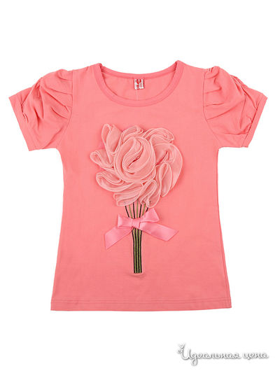 Футболка Coco & Wawa, цвет розовый