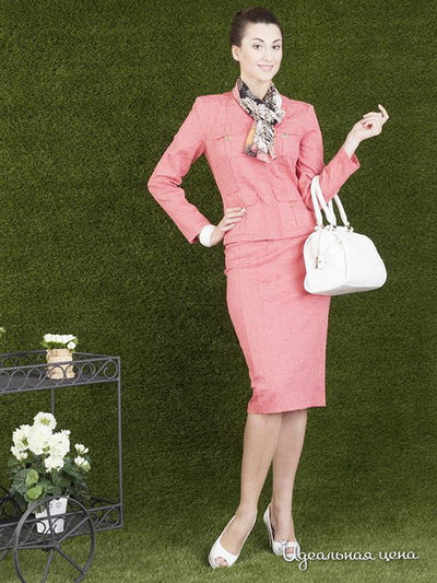 Юбка Valeria Lux, цвет коралловый