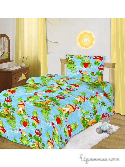 Комплект постельного белья 1,5-спальный ( 70*70 см) Кошки-мышки, цвет Мультиколор