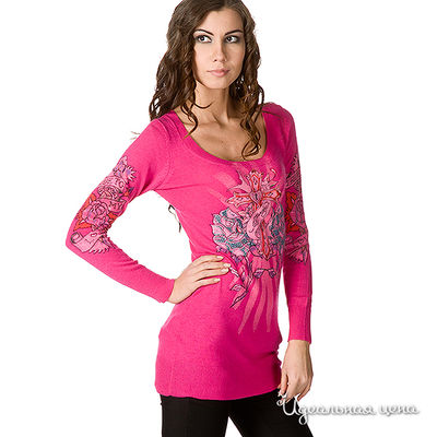 Кардиган Ed Hardy, цвет цвет розовый