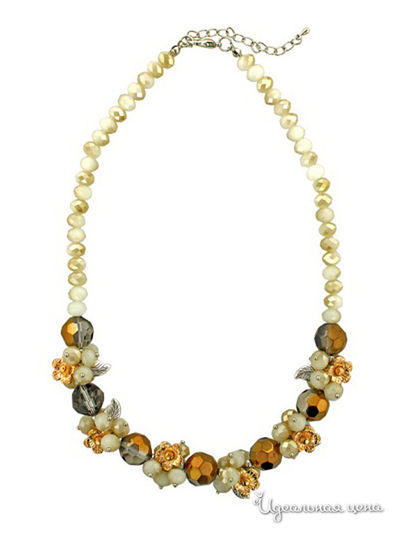 Колье Be You to Full, цвет бежевый