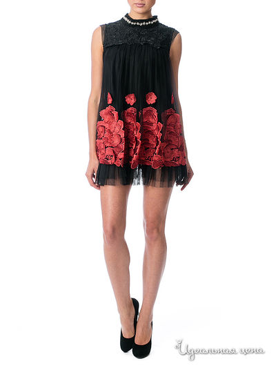 Платье (TA)markaStile, цвет черное, красное