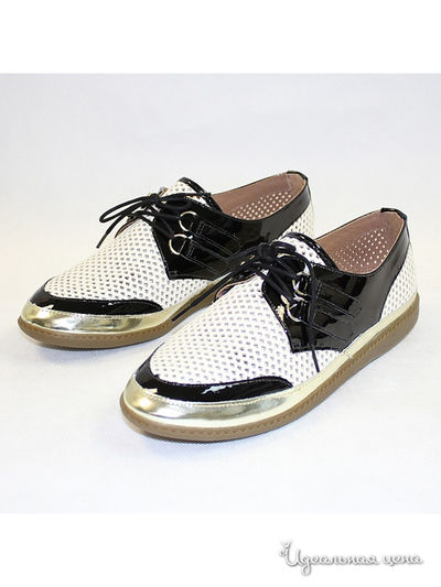 Ботинки Klimini, цвет бело-черный