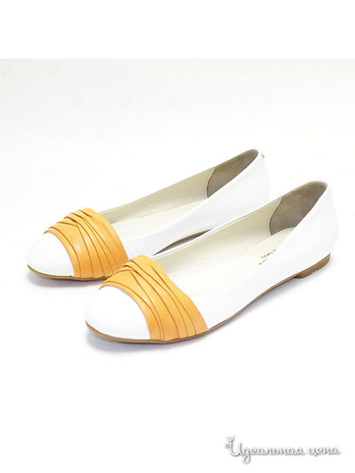 Балетки  Klimini, цвет белый Klimini, цвет Белый