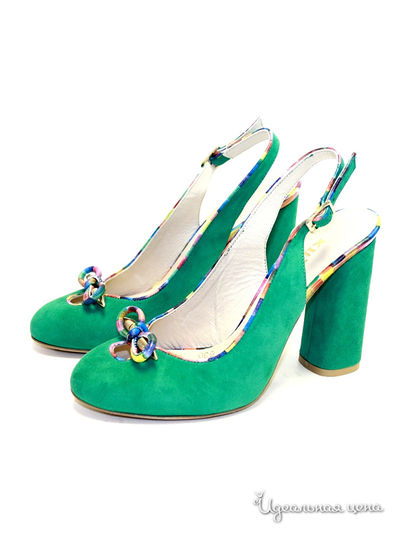 Босоножки Klimini, цвет зеленый Klimini, цвет Зеленый