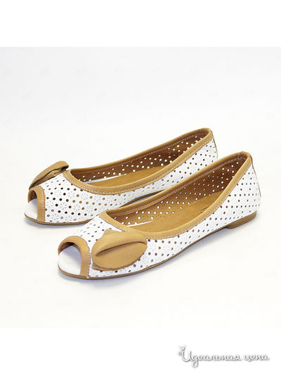 Балетки Klimini, цвет белый Klimini