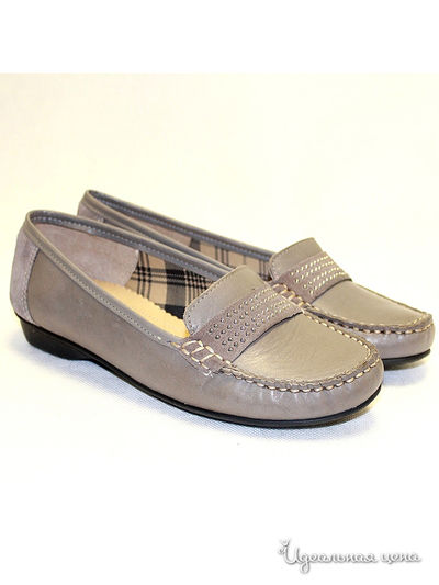 Мокасины Klimini, цвет серый