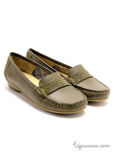 Мокасины Klimini, цвет хаки Klimini, цвет Хаки