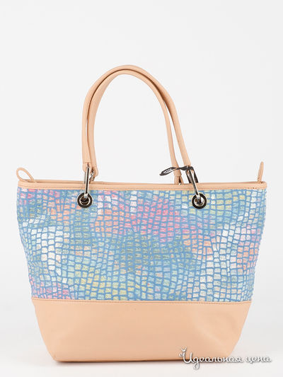 Сумка Palio, цвет бежевый, синий