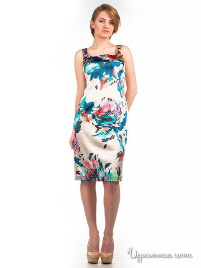 Сарафан Satin, цвет мультиколор