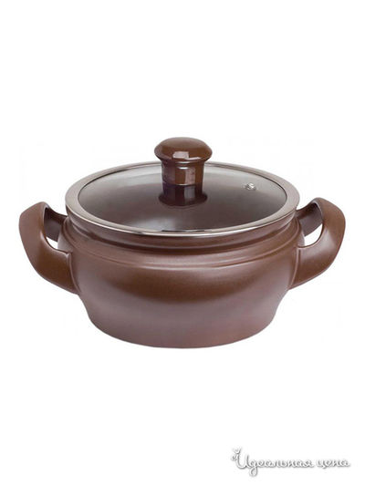 Кастрюля, 2 л Ceraflame, цвет коричневый