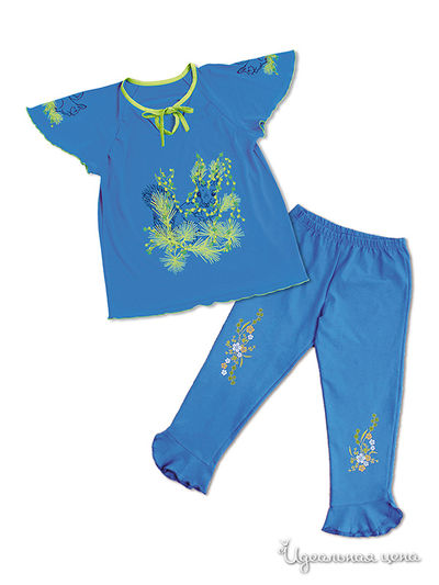 Комплект Апрель для девочки, "Легенды леса" бирюза Апрель, цвет "Легенды леса" бирюза