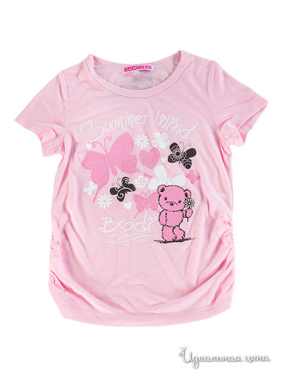 Футболка Bodi Bear, цвет розовая