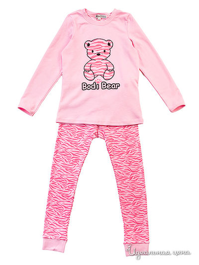 Пижама Bodi Bear, цвет розовый