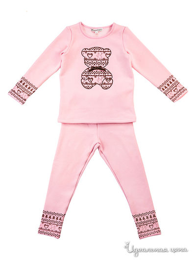 Пижама Bodi Bear, цвет розовый