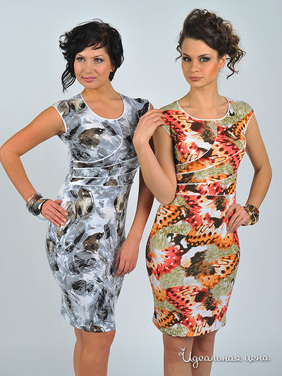 Платье Dea Fiori, цвет оранжевый